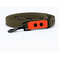 THE DOG IDEA Biothane Hundeleine Khaki neon orange von THE DOG IDEA