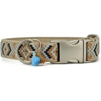 THE DOG IDEA Boho-Chic Halsband Mokka XL von THE DOG IDEA