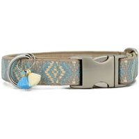 THE DOG IDEA Boho-Chic Halsband Sky M von THE DOG IDEA