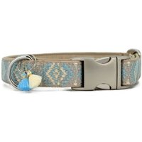 THE DOG IDEA Boho-Chic Halsband Sky M von THE DOG IDEA