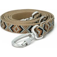 THE DOG IDEA Boho-Chic Hundeleine Mokka 2 m von THE DOG IDEA