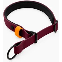 THE DOG IDEA Zugstopp Halsband Bordeaux M von THE DOG IDEA