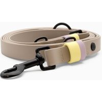 THE DOG IDEA Zugstopp Halsband Khaki neon gelb S von THE DOG IDEA