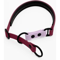 THE DOG IDEA Zugstopp Halsband Bordeaux M von THE DOG IDEA