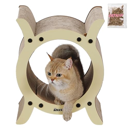 THE LICKER STORE CSR1007A Nyan Katzenkratzer mit Katzenminze, 41,9 cm, modern, aus Karton von THE LICKER STORE