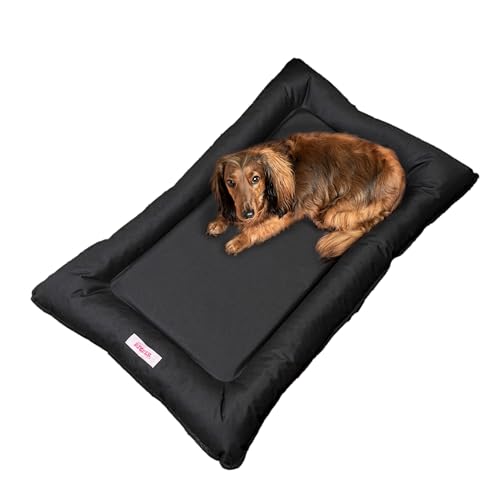 THE LICKER STORE DBD3004E-M Archie Haustierbett, traditionelles Oxford-Gewebe, wasserdicht, für drinnen und draußen, handwaschbar, Memory-Schaum, Camping, 74,9 x 57,1 cm, Tinte THE LICKER STORE DBD3004E-M Archie Haustierbett, traditionelles Oxford-Gewebe, wasserdicht, für drinnen und draußen, handwaschbar, Memory-Schaum, Camping, 74,9 x 57,1 cm, Tinte von THE LICKER STORE