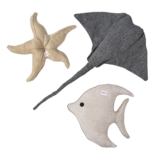 THE LICKER STORE DTY1004A-L-3SET Cancun Hundespielzeug-Set, groß, Küstenrifffisch, Chenille, quietschend, Mehrfarbig, 3 Stück THE LICKER STORE DTY1004A-L-3SET Cancun Hundespielzeug-Set, groß, Küstenrifffisch, Chenille, quietschend, Mehrfarbig, 3 Stück von THE LICKER STORE