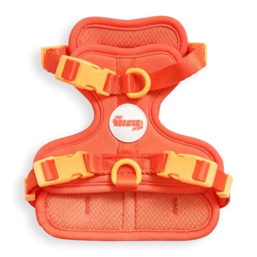THE LICKER STORE HNS1000A Arlo Hundegeschirr, verstellbar, weich gepolstert, kein Ziehen, mit 3 Schnallen und 3 Leinenclips, Größe XS, Aperol THE LICKER STORE HNS1000A Arlo Hundegeschirr, verstellbar, weich gepolstert, kein Ziehen, mit 3 Schnallen und 3 Leinenclips, Größe XS, Aperol von THE LICKER STORE