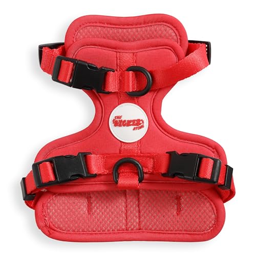 THE LICKER STORE HNS1000M Arlo Hundegeschirr, verstellbar, weich gepolstert, kein Ziehen, mit 3 Schnallen und 3 Leinenclips, Shirley THE LICKER STORE HNS1000M Arlo Hundegeschirr, verstellbar, weich gepolstert, kein Ziehen, mit 3 Schnallen und 3 Leinenclips, Shirley von THE LICKER STORE