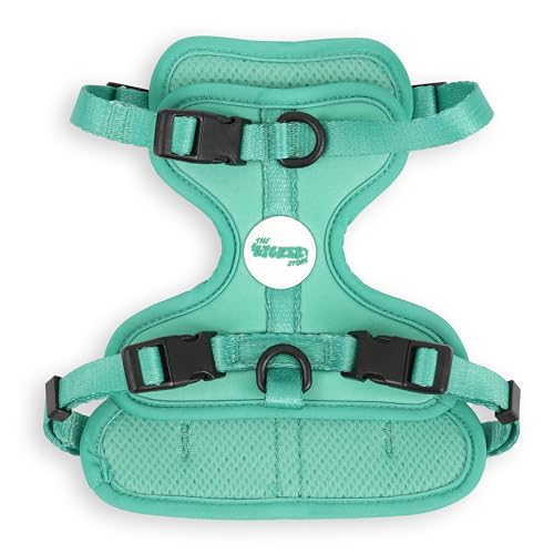 THE LICKER STORE HNS1001K Arlo Haustiergeschirr, verstellbar, weich gepolstert, kein Ziehen, mit 3 Schnallen und 3 Leinenclips, Julep THE LICKER STORE HNS1001K Arlo Haustiergeschirr, verstellbar, weich gepolstert, kein Ziehen, mit 3 Schnallen und 3 Leinenclips, Julep von THE LICKER STORE