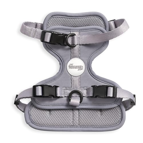 THE LICKER STORE HNS1001N Arlo Haustiergeschirr, verstellbar, weich gepolstert, kein Ziehen, mit 3 Schnallen und 3 Leinenclips, Martini THE LICKER STORE HNS1001N Arlo Haustiergeschirr, verstellbar, weich gepolstert, kein Ziehen, mit 3 Schnallen und 3 Leinenclips, Martini von THE LICKER STORE
