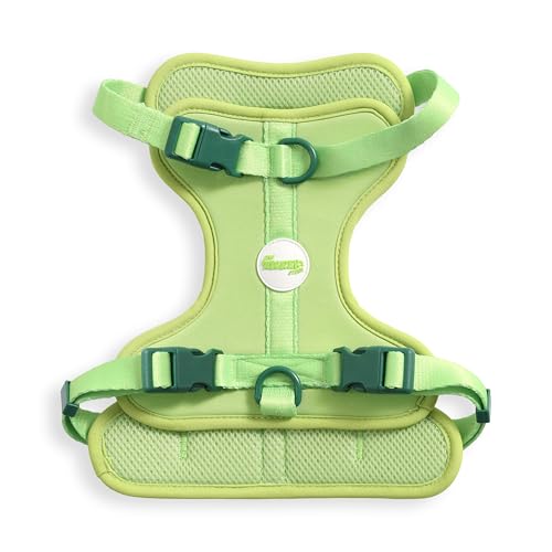 THE LICKER STORE HNS1002B Arlo Hundegeschirr, verstellbar, weich gepolstert, kein Ziehen, mit 3 Schnallen und 3 Leinenclips, Größe M, Mojito THE LICKER STORE HNS1002B Arlo Hundegeschirr, verstellbar, weich gepolstert, kein Ziehen, mit 3 Schnallen und 3 Leinenclips, Größe M, Mojito von THE LICKER STORE
