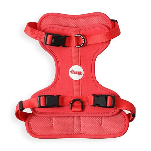 THE LICKER STORE HNS1002M Arlo Hundegeschirr, verstellbar, weich gepolstert, kein Ziehen, mit 3 Schnallen und 3 Leinenclips, Größe M, Shirley THE LICKER STORE HNS1002M Arlo Hundegeschirr, verstellbar, weich gepolstert, kein Ziehen, mit 3 Schnallen und 3 Leinenclips, Größe M, Shirley von THE LICKER STORE