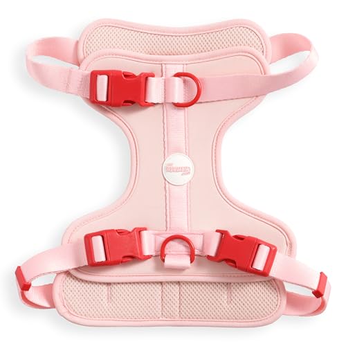 THE LICKER STORE HNS1003G Arlo Hundegeschirr, verstellbar, weich gepolstert, kein Ziehen, mit 3 Schnallen und 3 Leinenclips, Paloma THE LICKER STORE HNS1003G Arlo Hundegeschirr, verstellbar, weich gepolstert, kein Ziehen, mit 3 Schnallen und 3 Leinenclips, Paloma von THE LICKER STORE