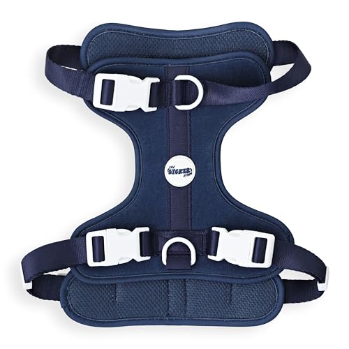 THE LICKER STORE HNS1003J Arlo Hundegeschirr, verstellbar, weich gepolstert, kein Ziehen, mit 3 Schnallen und 3 Leinenclips, Highball THE LICKER STORE HNS1003J Arlo Hundegeschirr, verstellbar, weich gepolstert, kein Ziehen, mit 3 Schnallen und 3 Leinenclips, Highball von THE LICKER STORE
