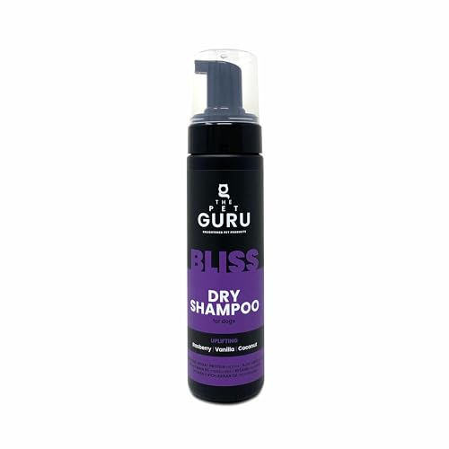The Pet Guru Bliss duftendes natürliches Trockenshampoo für Haustiere, 200 ml, erhebende Himbeer-Vanille-Kokosnuss, kein Ausspülen, wasserloses Hundeshampoo, Hunde- und Welpenpflege The Pet Guru Bliss duftendes natürliches Trockenshampoo für Haustiere, 200 ml, erhebende Himbeer-Vanille-Kokosnuss, kein Ausspülen, wasserloses Hundeshampoo, Hunde- und Welpenpflege von THE PET GURU