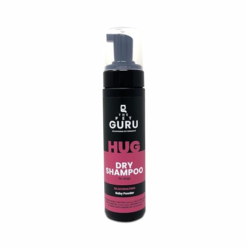 The Pet Guru HUG – Natürliches, trockenes, wasserloses Hundeshampoo, 200 ml. HUG – Verjüngender frischer Babypuderduft – wasserlose Fellpflege für Hunde The Pet Guru HUG – Natürliches, trockenes, wasserloses Hundeshampoo, 200 ml. HUG – Verjüngender frischer Babypuderduft – wasserlose Fellpflege für Hunde von THE PET GURU