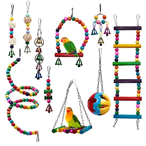 THE TWIDDLERS 10 Stück Vogelspielzeug & Kauspielzeug für Papageien, Nymphensittiche, Wellensittiche, Finken & Kleinvögel – Natürlich & Robust THE TWIDDLERS 10 Stück Vogelspielzeug & Kauspielzeug für Papageien, Nymphensittiche, Wellensittiche, Finken & Kleinvögel – Natürlich & Robust von THE TWIDDLERS