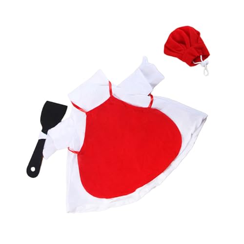 Detaillierte Kochhut Und Schürze Kostüm Für Haustiergänse Safe Leicht Zu Reinigen Party Fotoshooting Outfit Frühling Freien Gänse Kostüm Set von THINCAN