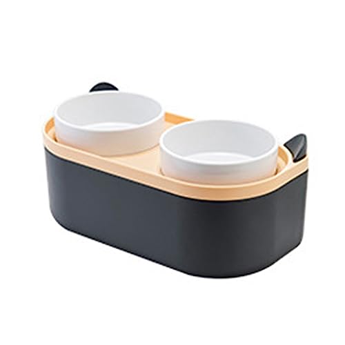 Double Bowl Feeder Mit Storagecase Erhöhte Katzenwasserschale Doppelschüssel Lebensmittelbehälter Für Katzenhunde Haustierfuttermittel Double Bowl Feeder Mit Storagecase Erhöhte Katzenwasserschale Doppelschüssel Lebensmittelbehälter Für Katzenhunde Haustierfuttermittel von THINCAN