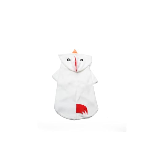 THINCAN Kreative Hühnerformhunde Katzen Bekleidung Weiches Stoff Warmes Kostüm Für Haustier Halloween Party Dressing Mode Kleidung Lustige Küken Haustierkleidung von THINCAN
