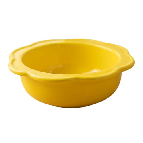 Moderne Keramikkatzen Schalen Nicht Gleitende Eisenbasis Feeder Leicht Zu Reinigen Kätzchen Fütterungsschale Bewässerung Zubehör Erhöhte Katzen Lebensmittel Wasserschale von THINCAN