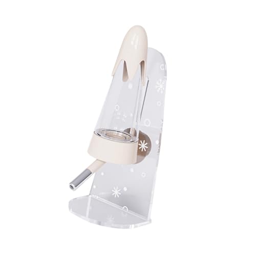 THINCAN Nondrip Acrylhamster Wasserflasche Mit Ständer Für Rennmäuse Kleine Nagetiere Haustier Käfig Berg Haustierzubehör Hamster Wasserflasche von THINCAN