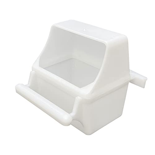 SALAKEET Lebensmittelspender Keine Messpapagei Plastikfuttermittel Mit Barsch Cockatiel Cage Accessoires Fütterungsversorgung Für Conure von THINCAN