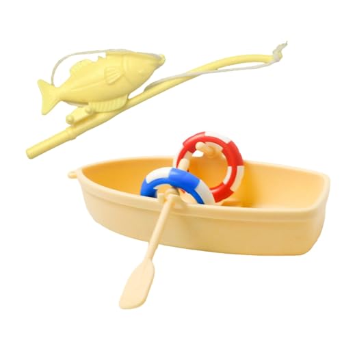 THINCAN Aquarien Landschaft Künstliche Gefäßfischtanks Landschaftsbaugefäß Miniaturlandschaft Ornamente Segelboote Handwerk Kinder Fischereispielzeugboote von THINCAN