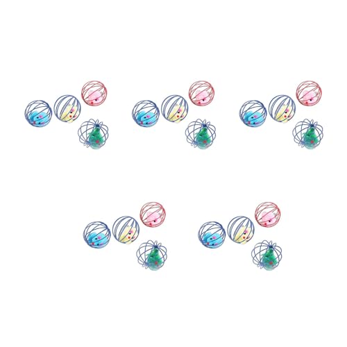 THINCAN Für Katzenspielzeugbälle Kätzchenmäuse Ballkäfig Katzen Mausspielzeug Interaktives Spielzeug Für Innenkatzen Käfig Plüschratten Eisendrahtball Katzenbälle Und Mäuse THINCAN Für Katzenspielzeugbälle Kätzchenmäuse Ballkäfig Katzen Mausspielzeug Interaktives Spielzeug Für Innenkatzen Käfig Plüschratten Eisendrahtball Katzenbälle Und Mäuse von THINCAN