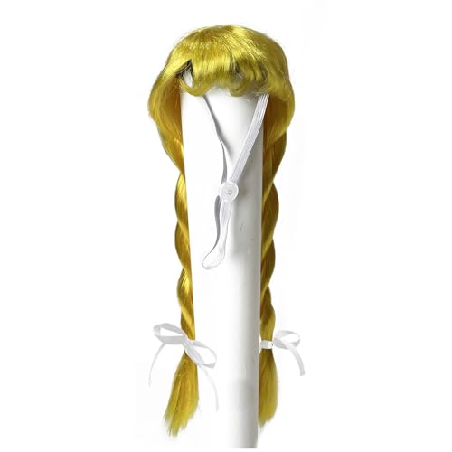 THINCAN Hundeausstellungsfrisur Geflochtene Dekorative Bogenzubehör Für Versammlungen Foto Requisiten Easy Wear Synthetic Stoff Waschbares Haarteil Für Kostümpartys von THINCAN