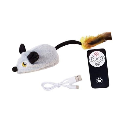 THINCAN Interaktive Katzenspiel Spiel Maus Lustige Neckende Mausspielzeug Elektrik Bewegung Spielzeug Für Katzen Katzen Indoor Fernbedienung Fernbedienungskatzen Spielen THINCAN Interaktive Katzenspiel Spiel Maus Lustige Neckende Mausspielzeug Elektrik Bewegung Spielzeug Für Katzen Katzen Indoor Fernbedienung Fernbedienungskatzen Spielen von THINCAN