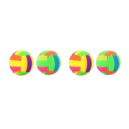 THINCAN Kauspielzeug Für Hunde Quietschbälle Apportier Und Apportier Trainingsspielzeug Für Kleine Bis Große Hunde Bissfestes Elastisches Stacheliges Ballspielzeug Stacheliger Hundeball Leuchtender THINCAN Kauspielzeug Für Hunde Quietschbälle Apportier Und Apportier Trainingsspielzeug Für Kleine Bis Große Hunde Bissfestes Elastisches Stacheliges Ballspielzeug Stacheliger Hundeball Leuchtender von THINCAN