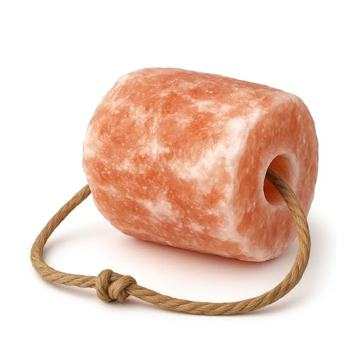 Kristallsteinsalz Leckstein mit Kordel - Stein ca. 2,5 kg aus echtem Himalaya Salz - naturbelassener Salzleckstein für Pferde, Ziegen & Wildtiere - Robustes Stall & Weide Pferdezubehör Kristallsteinsalz Leckstein mit Kordel - Stein ca. 2,5 kg aus echtem Himalaya Salz - naturbelassener Salzleckstein für Pferde, Ziegen & Wildtiere - Robustes Stall & Weide Pferdezubehör von THIVOOD