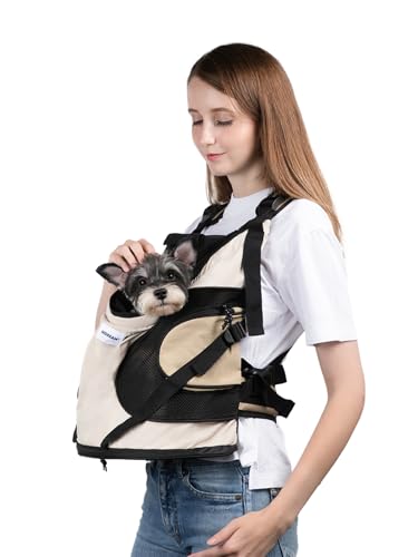 Hundetragerucksack,Hund Tragetasche für Kleine Mittelgroße Hunde und Katzen,Hunderucksack bis 8.5kg,Atmungsaktiv und Bequem Haustier ,Tragbar Reisetasche mit Hiking Travel Outdoors,Beige Hundetragerucksack,Hund Tragetasche für Kleine Mittelgroße Hunde und Katzen,Hunderucksack bis 8.5kg,Atmungsaktiv und Bequem Haustier ,Tragbar Reisetasche mit Hiking Travel Outdoors,Beige von THKOFPET