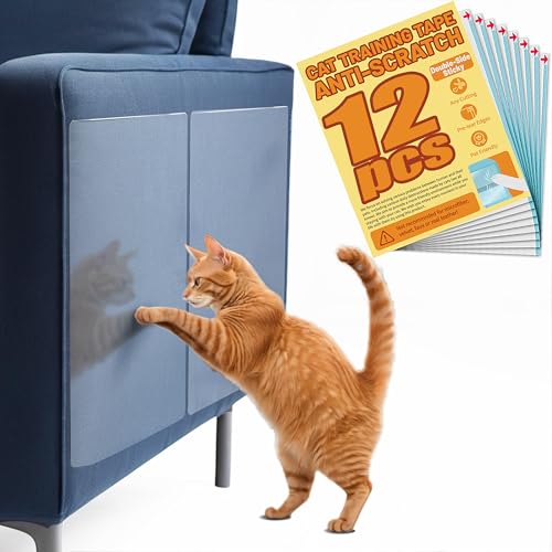 10 Stück Kratzschutzband für Katzen, Katzenschreck, für Möbel, Katzen-Couch-Schutz, Katzen-Trainingsband, Schutz für Couch, Teppich, Türen, Haustiere und Kinder sicher 10 Stück Kratzschutzband für Katzen, Katzenschreck, für Möbel, Katzen-Couch-Schutz, Katzen-Trainingsband, Schutz für Couch, Teppich, Türen, Haustiere und Kinder sicher von THLHKD