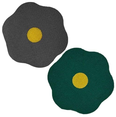 THUCHENYUC Blumen-Kratzpad for Katzen An Der Wand, Katzenkratzbrett Blumen-Kratzpad Selbstklebende Katzenkratzmatte 2-in-1 Pflaster- Und Hänge-Katzenkratzpads for Couch-Teppiche Türen(Black+Green) von THUCHENYUC