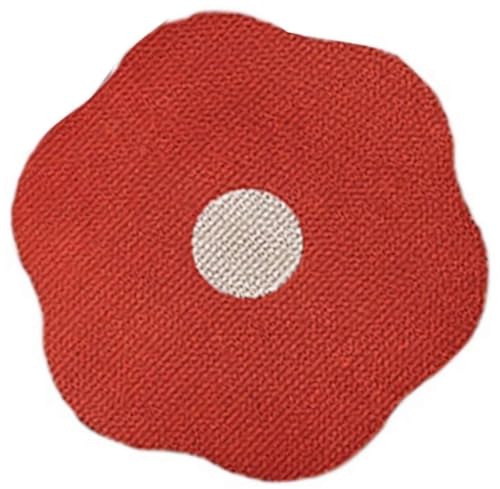 THUCHENYUC Blumen-Kratzpad for Katzen An Der Wand, Katzenkratzbrett Blumen-Kratzpad Selbstklebende Katzenkratzmatte 2-in-1 Pflaster- Und Hänge-Katzenkratzpads for Couch-Teppiche Türen(Red) von THUCHENYUC
