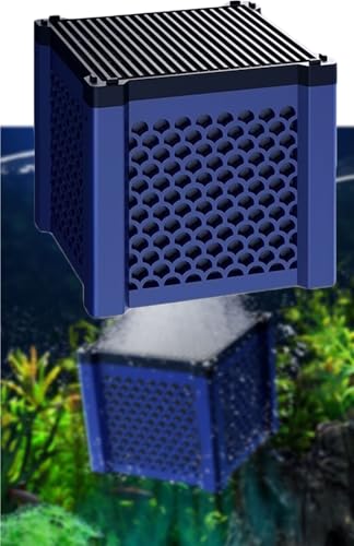 THUCHENYUC Pure Cube Wassertrogfilter, Aktivkohle for Teich Pferdekrippe/Aquarium Aktivkohlefiltermedium Wabenkohlewürfel Hocheffizient, Wiederverwendbar(1pcs) von THUCHENYUC