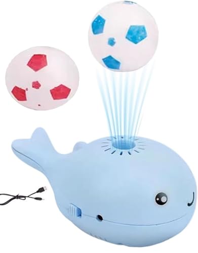 THUCHENYUC Schwimmendes Katzenspielzeug Mit Ball, Elektrisch 2-in-1 Walförmiges Schwimmendes Katzenspielzeug Interaktive Katzenspielzeugbälle Bewegungsaktivierter Walbläser Mit 2 Kleinen Bällen(Blue) THUCHENYUC Schwimmendes Katzenspielzeug Mit Ball, Elektrisch 2-in-1 Walförmiges Schwimmendes Katzenspielzeug Interaktive Katzenspielzeugbälle Bewegungsaktivierter Walbläser Mit 2 Kleinen Bällen(Blue) von THUCHENYUC