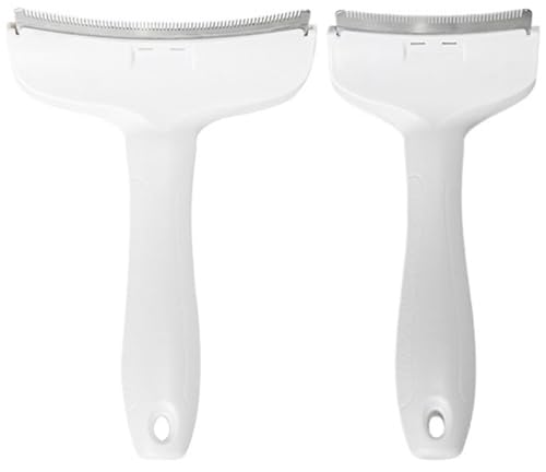 V-Zahn-Enthaarungskamm for Haustiere, Fellpflege Von Hunden Und Katzen, Haarentfernungsbürste, Tierhaarentfernungswerkzeug, Multifunktionale Haarentfernungsbürste(White) von THUCHENYUC
