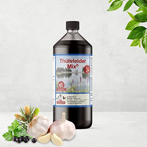 THÜLSFELDER MIX 500 ml – Ergänzungsfuttermittel für Brief- und Rassetauben sowie Rassegeflügel – wertvolle Inhaltstoffe aus verschiedenen Kräutern – Stabilisierung der Darmflora von THÜLSFELDER MIX