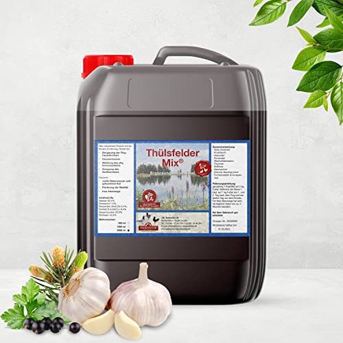 THÜLSFELDER MIX 5000 ml – Ergänzungsfuttermittel für Brief- und Rassetauben sowie Rassegeflügel – wertvolle Inhaltstoffe aus verschiedenen Kräutern – Stabilisierung der Darmflora von THÜLSFELDER MIX