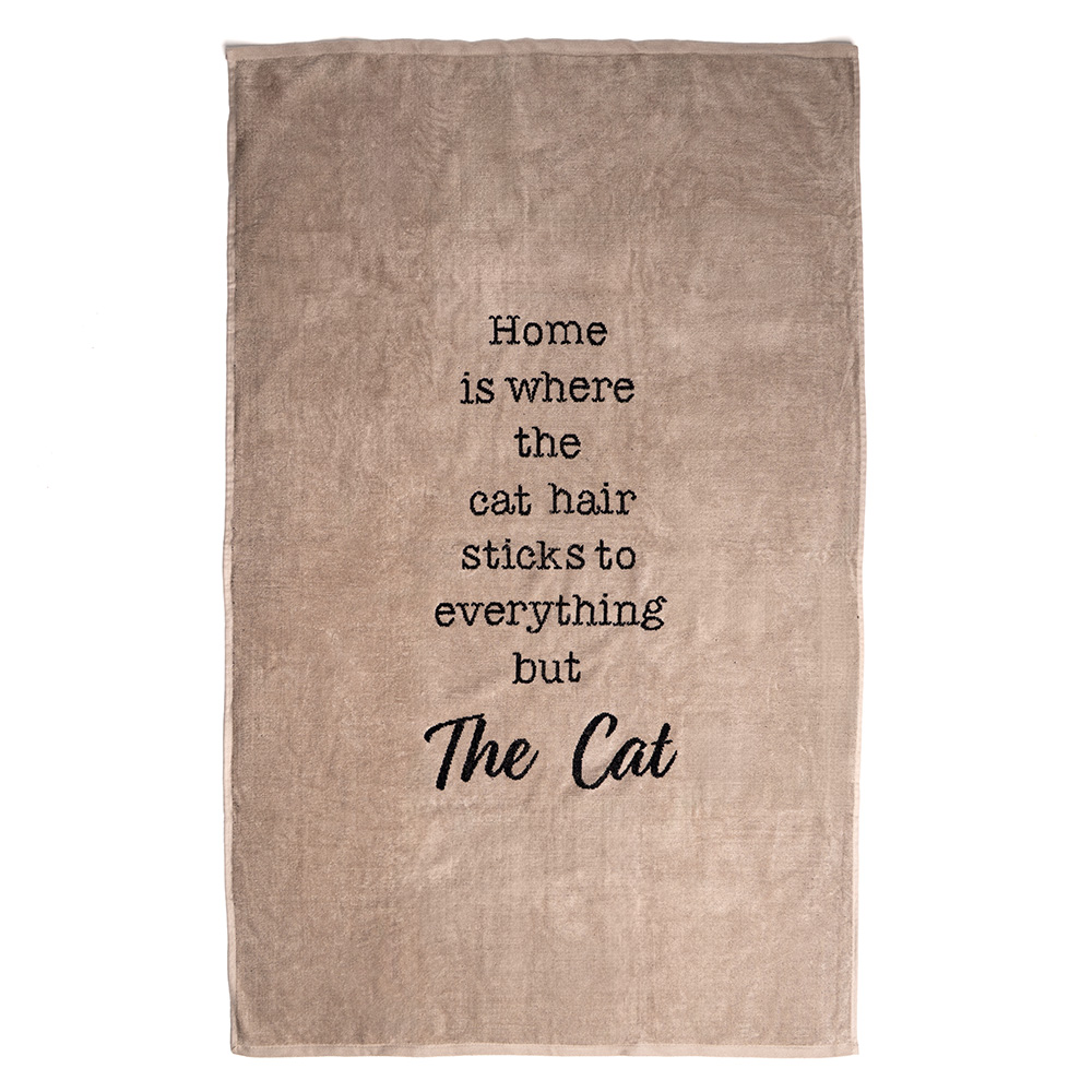 TIAKI Badehandtuch "Home" für Katzen - L 140 x B 90 cm von TIAKI