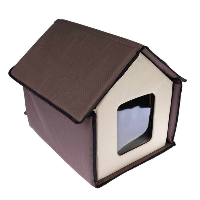 TIAKI Beheizte Katzenhütte Bola - L 48 x B 42 x H 45 cm von TIAKI