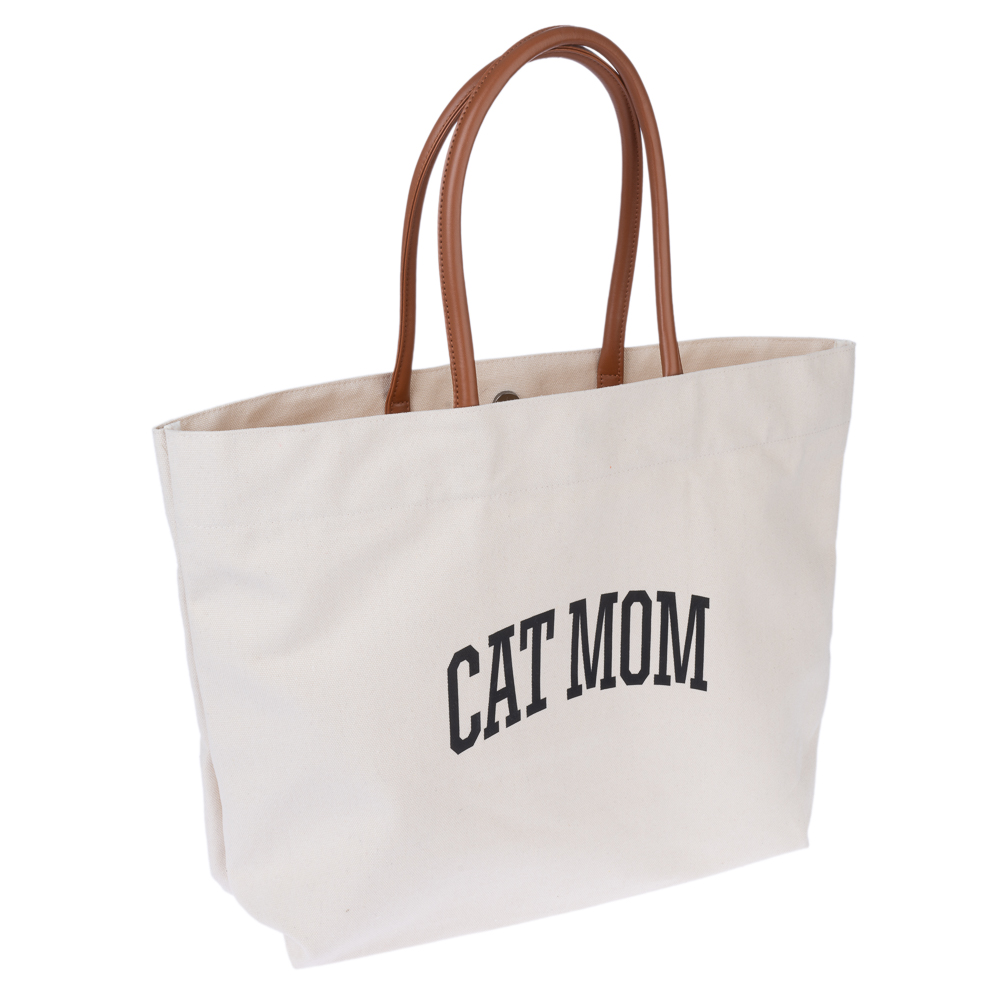 TIAKI Canvas-Einkaufstasche "Cat Mom" - L 50 x H 35 cm TIAKI Canvas-Einkaufstasche "Cat Mom" - L 50 x H 35 cm von TIAKI