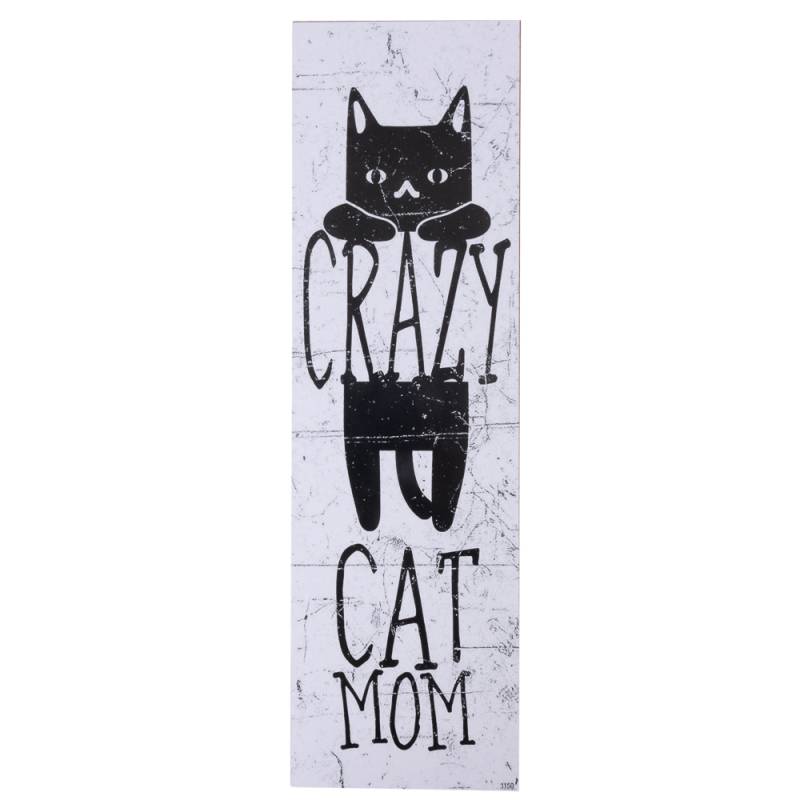 TIAKI Dekoschild "Crazy Cat Mom" zum Aufhängen - 1 Stück TIAKI Dekoschild "Crazy Cat Mom" zum Aufhängen - 1 Stück von TIAKI