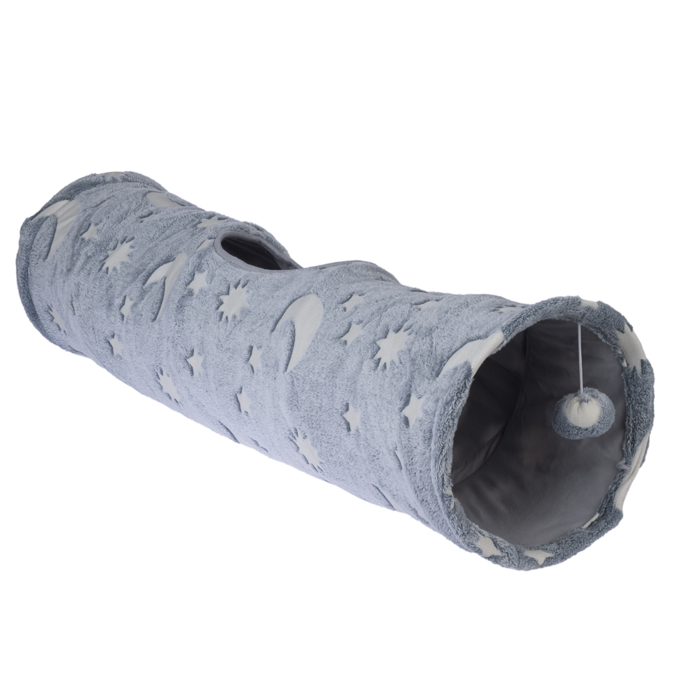 TIAKI Fluoreszierender Katzentunnel Star - Ø 25 x L 100 cm TIAKI Fluoreszierender Katzentunnel Star - Ø 25 x L 100 cm von TIAKI