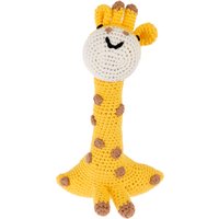 TIAKI Gestricktes Hundespielzeug Giraffe - L 11 x B 6 x H 18 cm von TIAKI