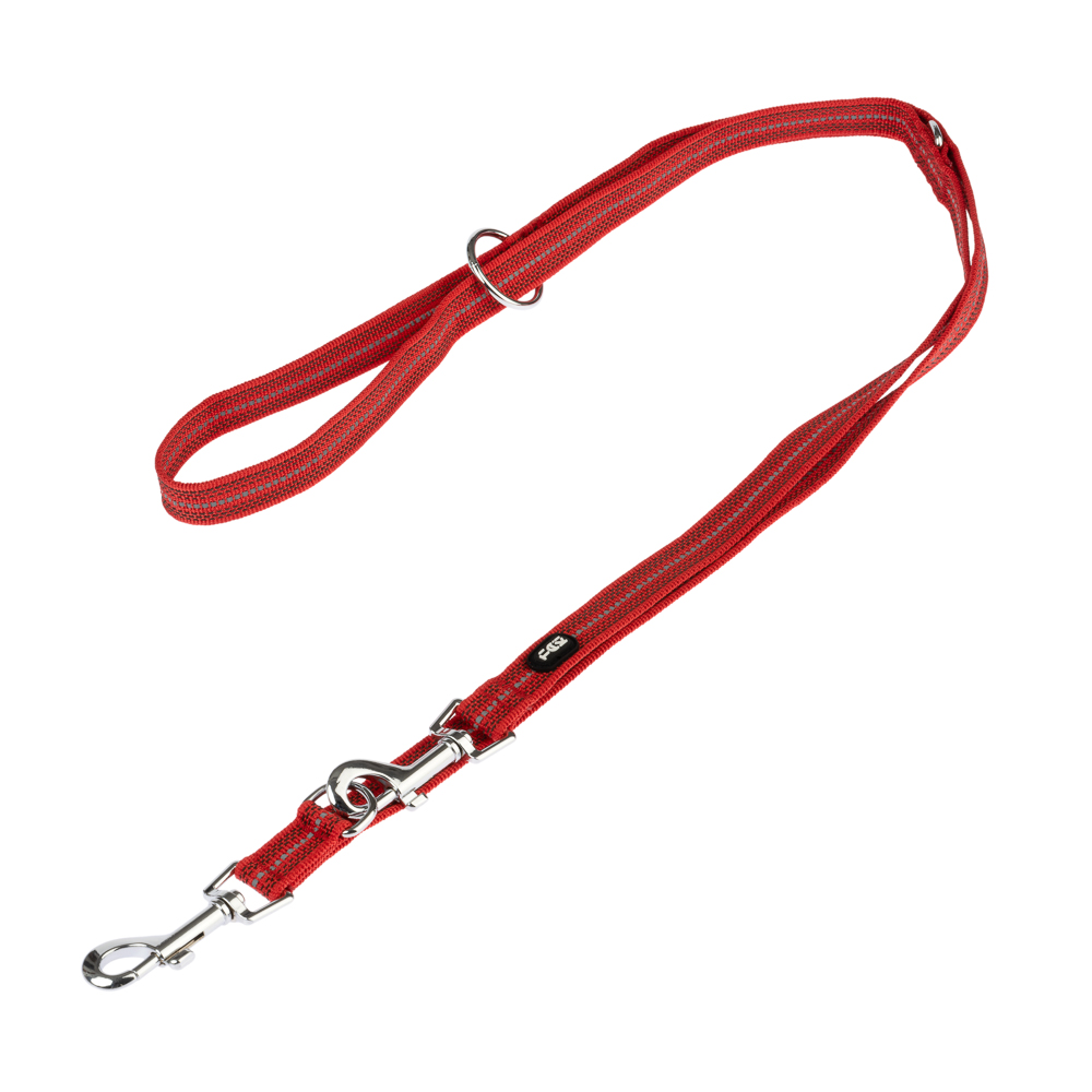 TIAKI Halsband Soft & Safe, rot - passende Leine: 200 cm lang, 20 mm breit von TIAKI